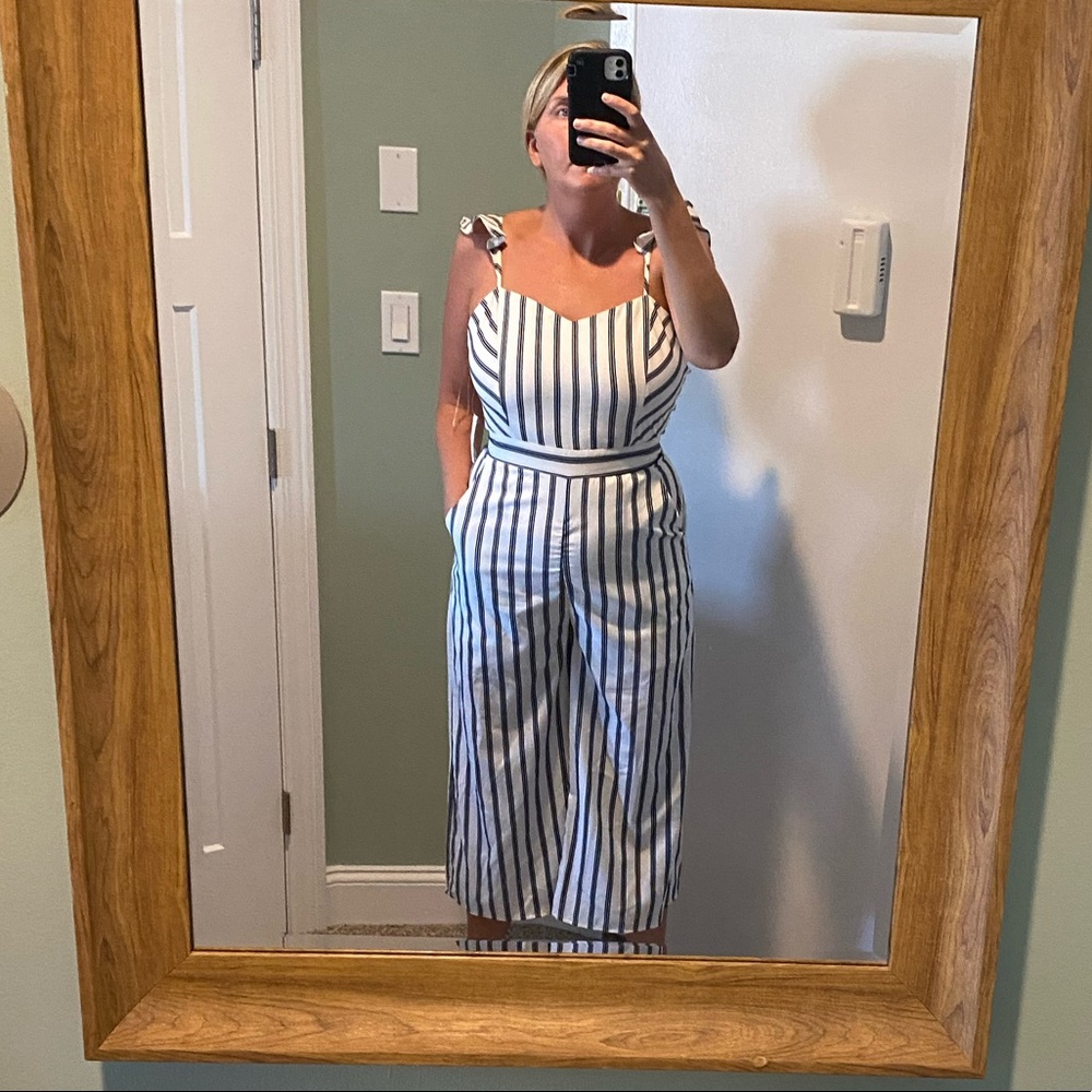 Striped jumpsuit NWT